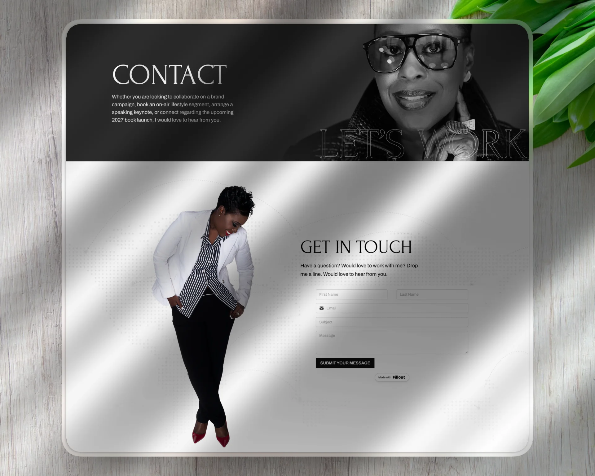 FashionablyFab — Contact page