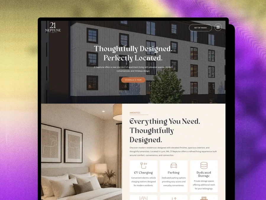 21 Neptune Apartments website