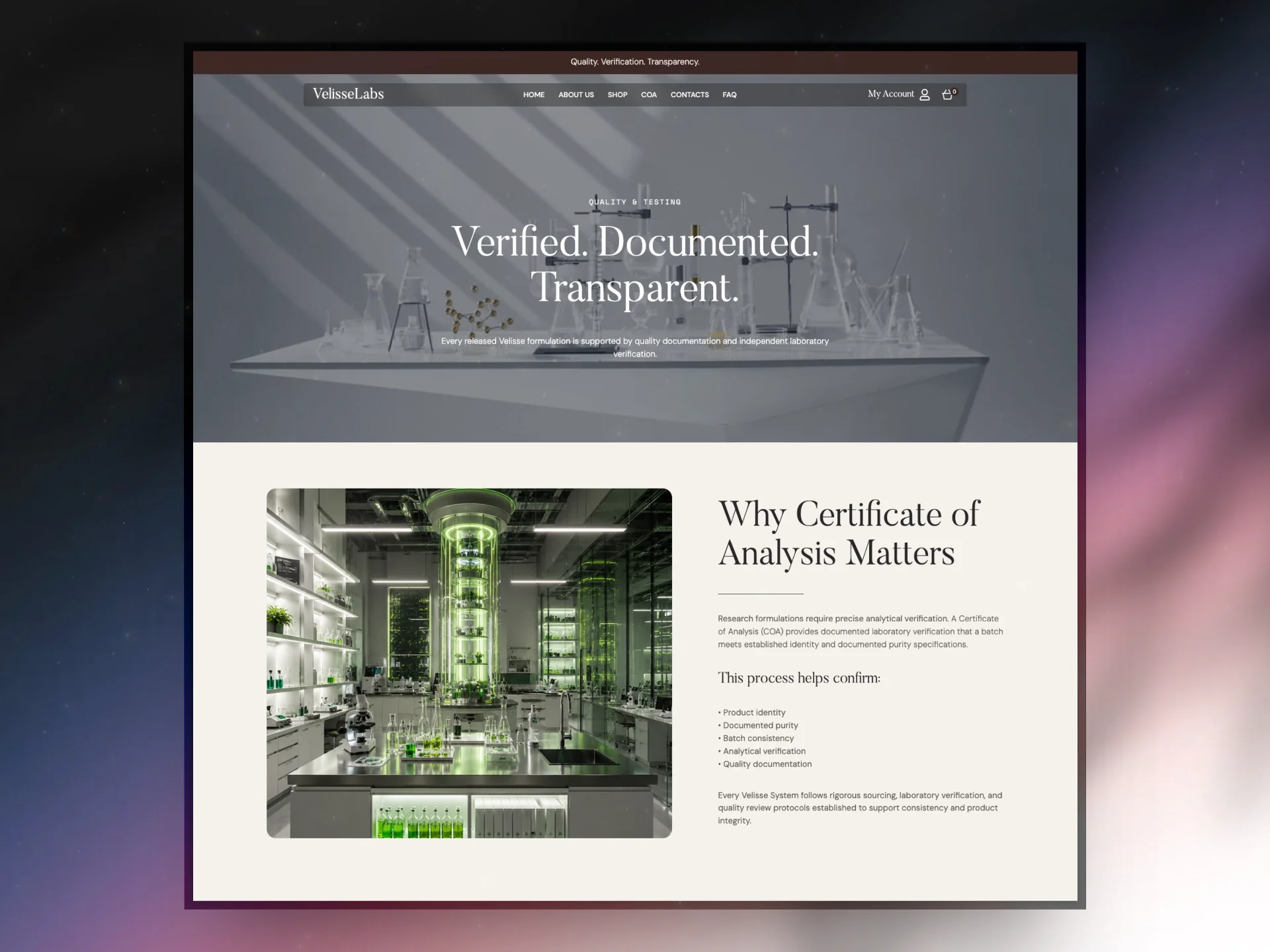 COA Verification System