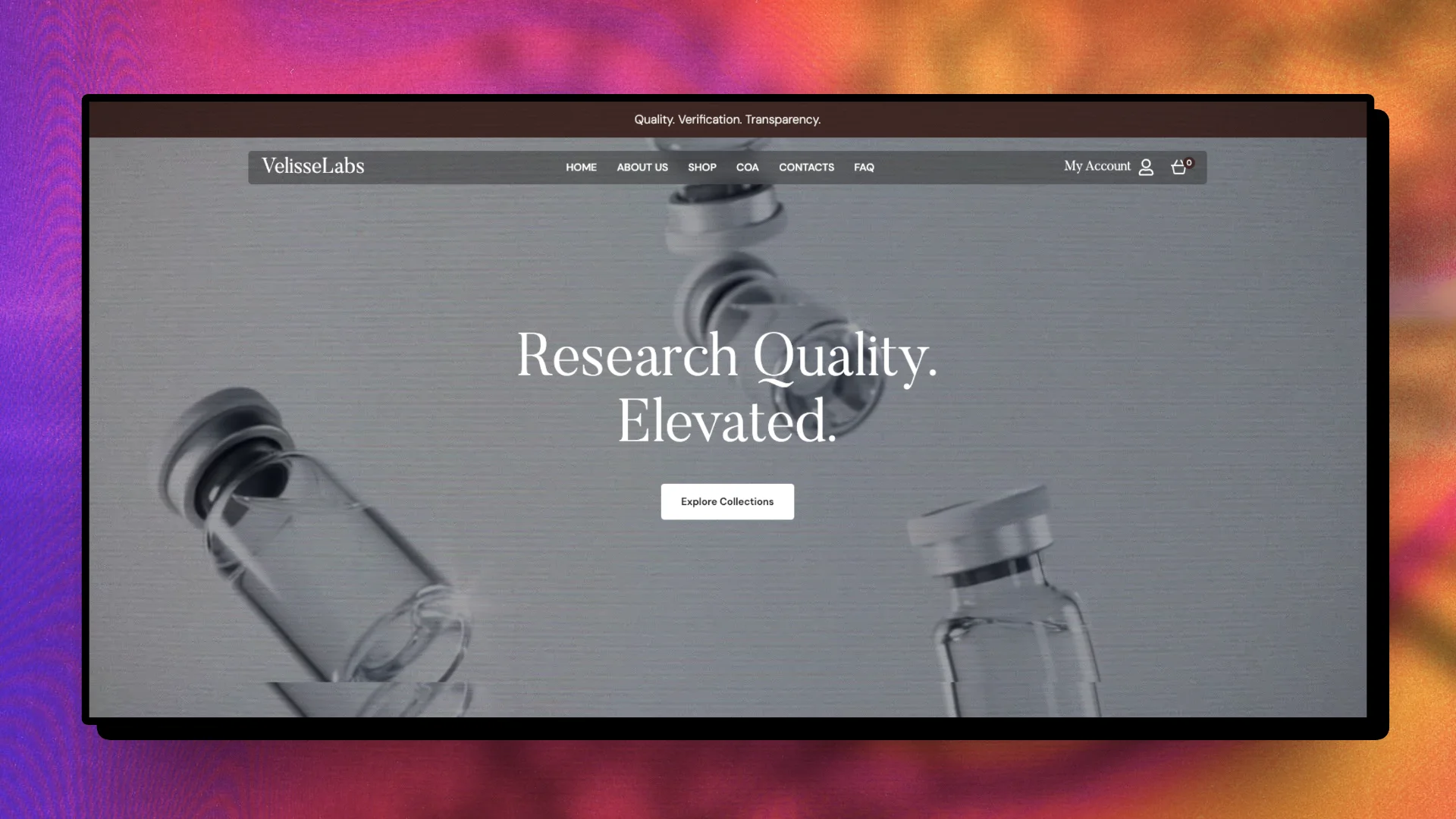 Velisse Labs WooCommerce research peptide store